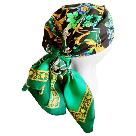 Gianni Versace Vintage Silk Scarf 